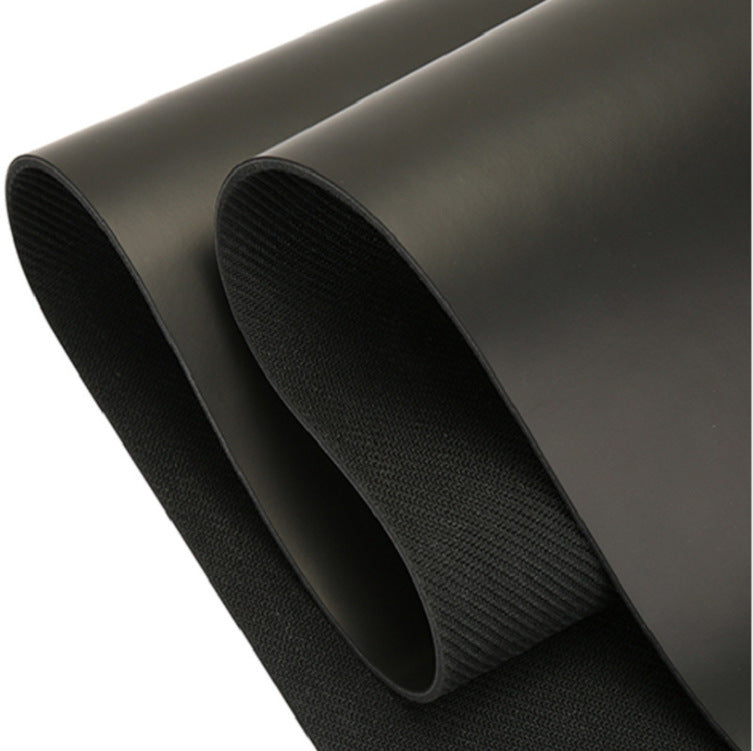 Pure Balance Luxe Black Natural Rubber Yoga Mat