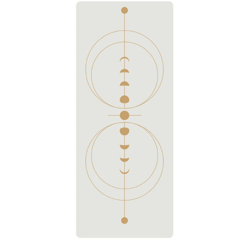 Pure Balance Luxe White Natural Rubber Yoga Mat