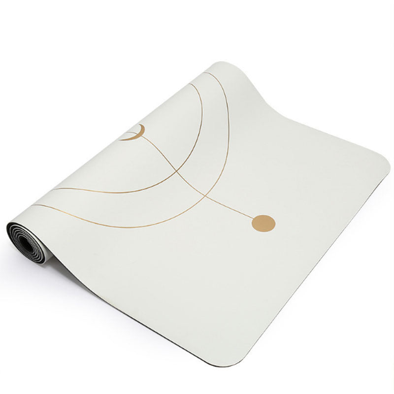 Pure Balance Luxe White Natural Rubber Yoga Mat