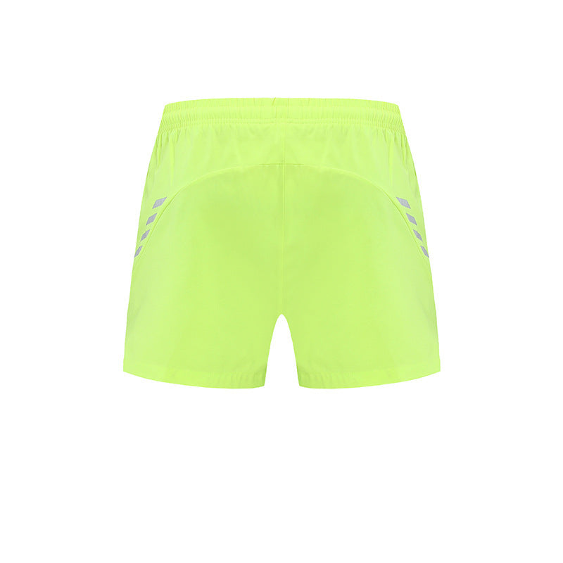 Summer Marathon Running Exercise Elastic Quick-drying Three-point Sports Shorts Men
