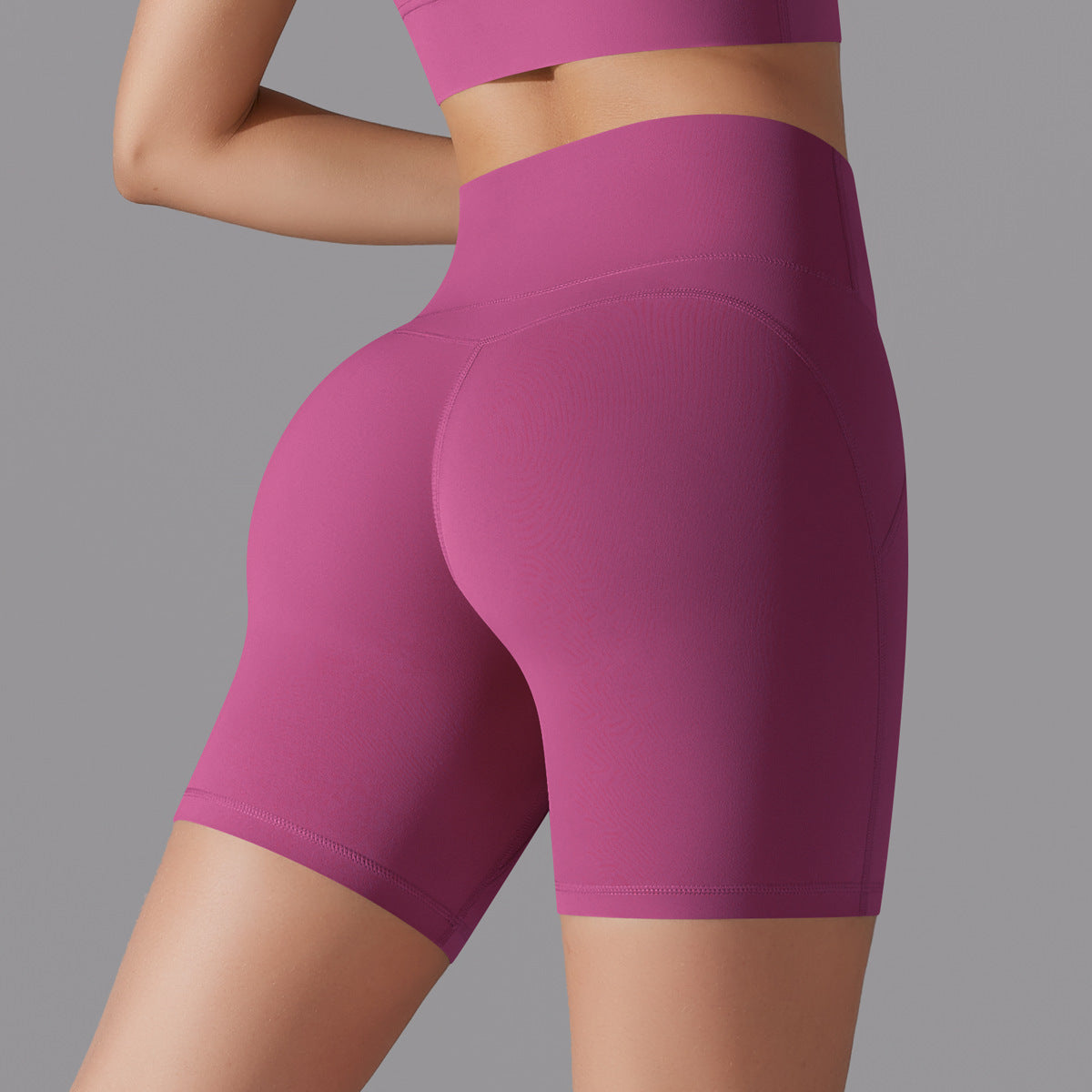 High-Waist Comfort Yoga Shorts