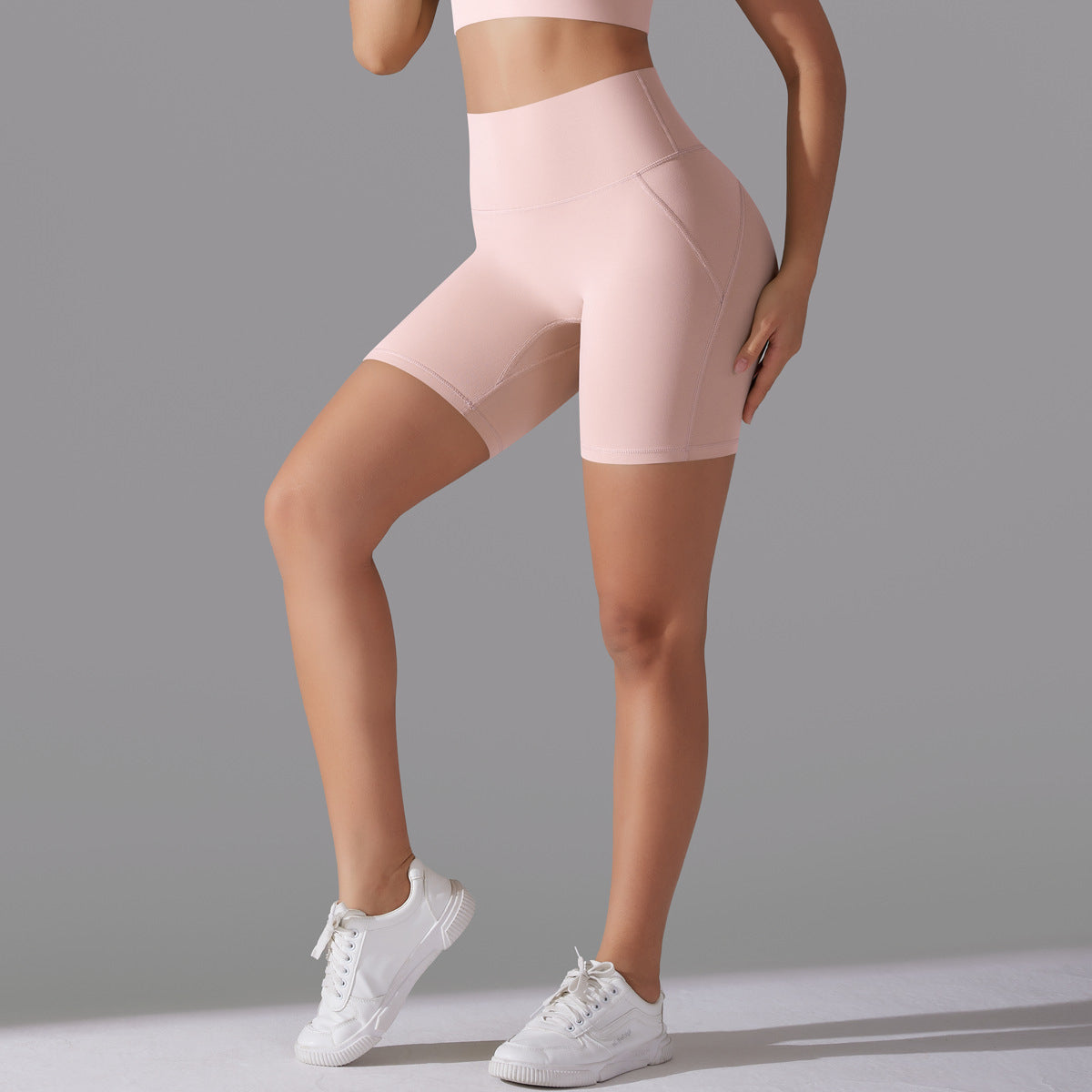 High-Waist Comfort Yoga Shorts