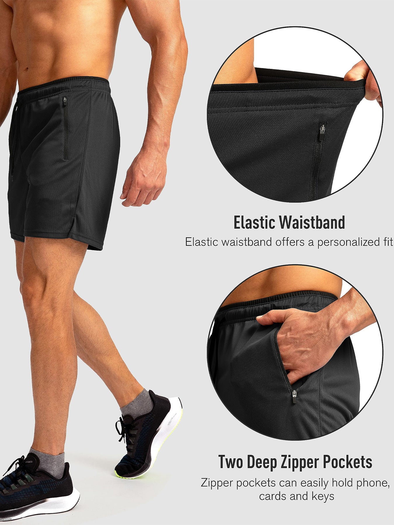 Cotton Workout Shorts For Men