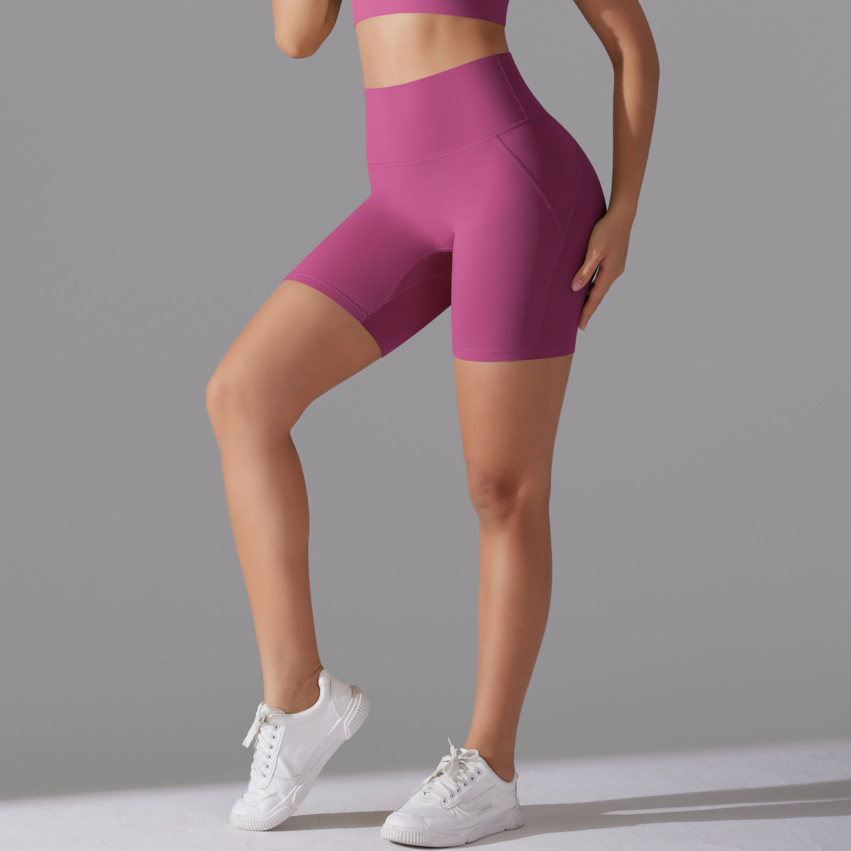 High-Waist Comfort Yoga Shorts