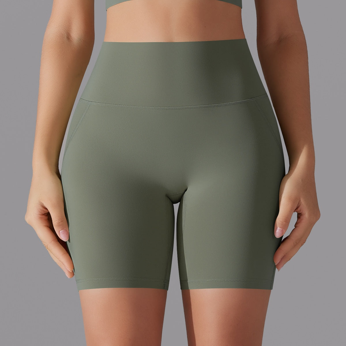 High-Waist Comfort Yoga Shorts