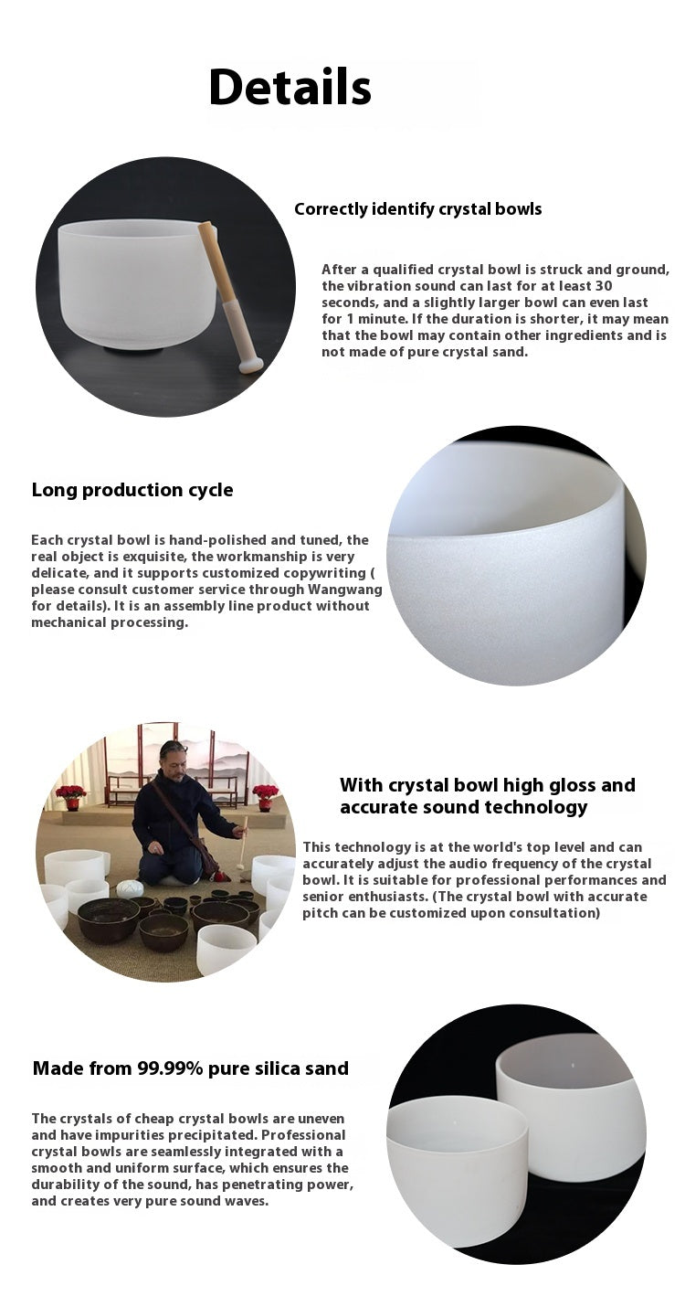 Sound Therapy Crystal Bowl Kit for Serenity