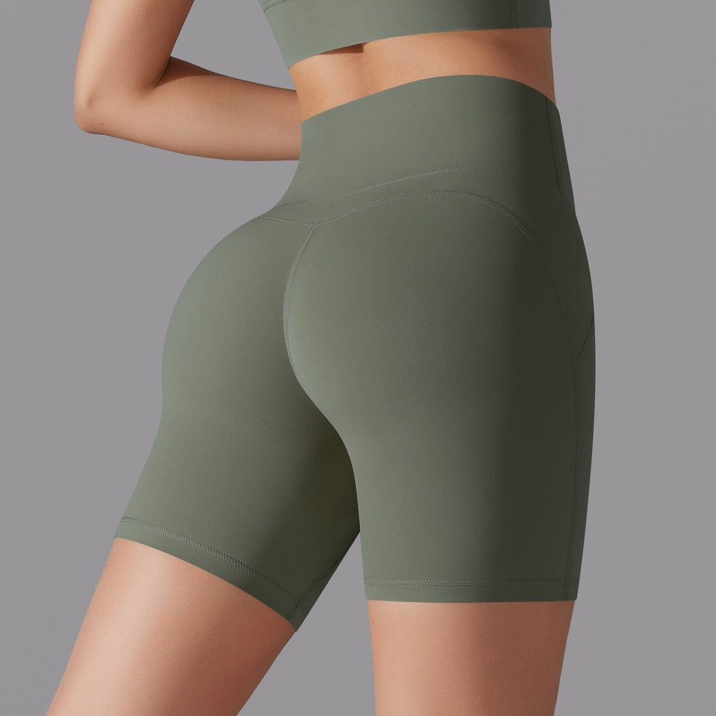 High-Waist Comfort Yoga Shorts