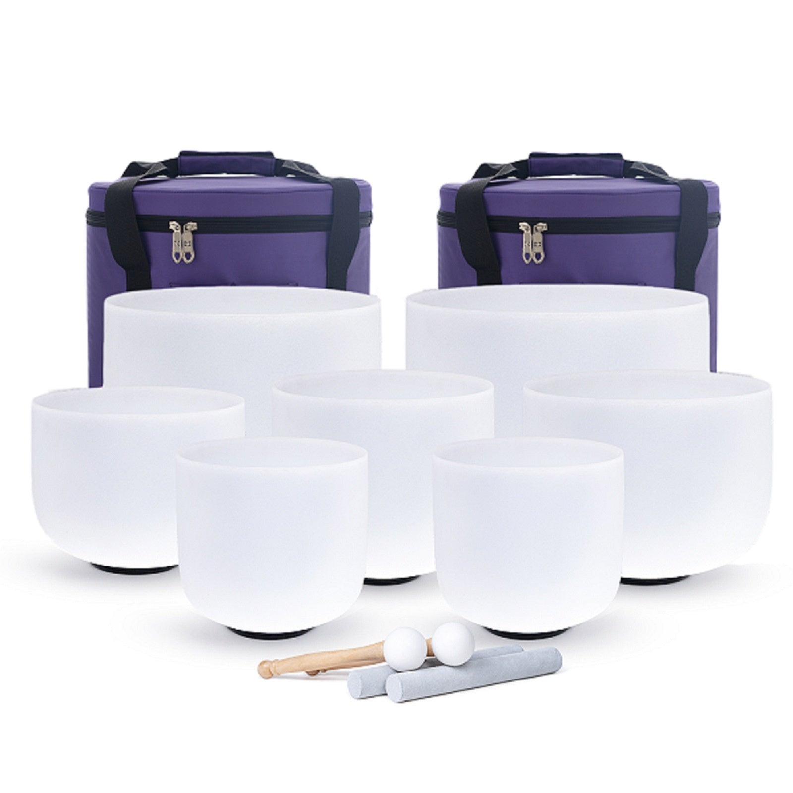 Sound Therapy Crystal Bowl Kit for Serenity